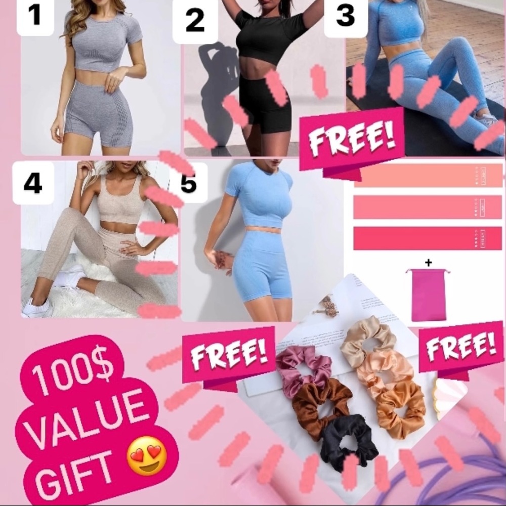 CURRENT PROMO☀️💕 BUY 4 SETS GET 1 FREE!